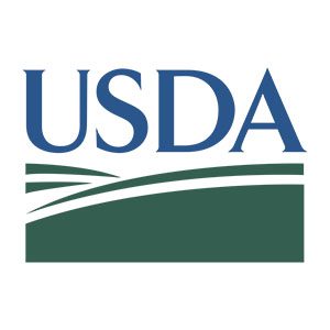 USDA logo with green and blue fields.