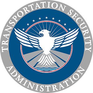 Transportation Security Administration logo.