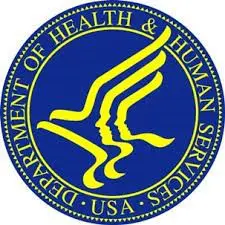 US Department of Health and Human Services logo.